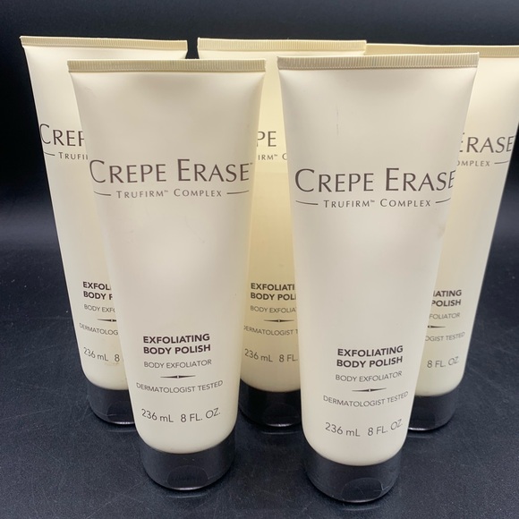 Crepe Erase TRUFIRM COMPLEX Exfoliating Body Polish 8 Fl‎ Oz New Sealed Lot of 5 - Picture 1 of 3